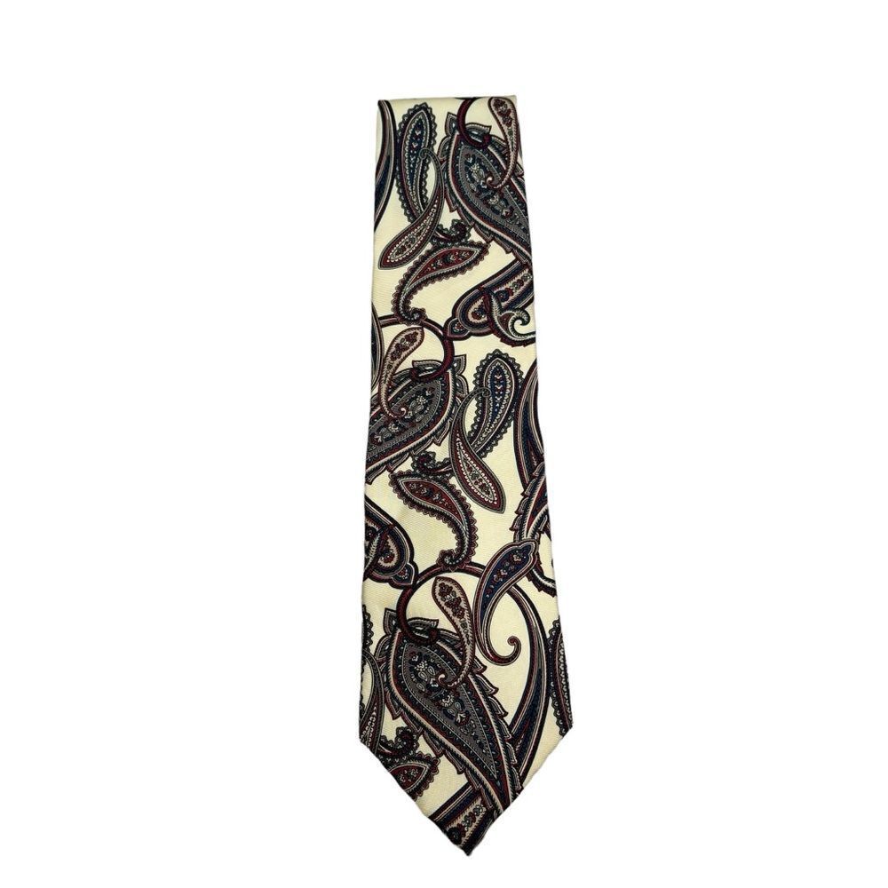 Men’s Vintage‎ Christian Dior 100% Silk Paisley Print Tie